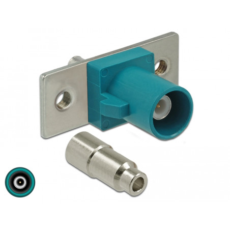 Delock FAKRA Z Stecker Federpin zum Löten 2 vorgestanzte Löcher
