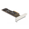 Delock PCI Express x4 Karte zu 1 x intern NVMe M.2 Key M 110 mm - Low Profile Formfaktor