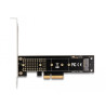 Delock PCI Express x4 Karte zu 1 x intern NVMe M.2 Key M 110 mm - Low Profile Formfaktor