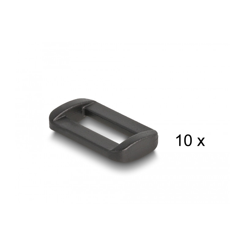 Delock Klettband auf Rolle mit Schlaufe L 3 m x B 20 mm schwarz