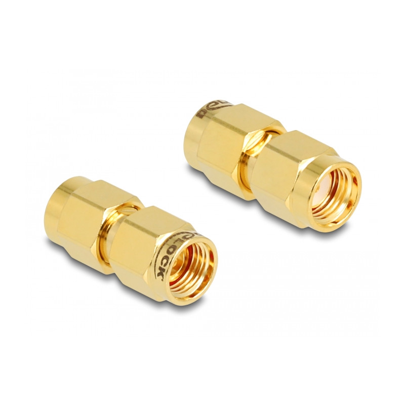 Delock Adapter RP-SMA Stecker zu RP-SMA Stecker