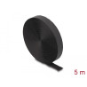Delock Klettband auf Rolle mit Schlaufe L 5 m x B 20 mm schwarz