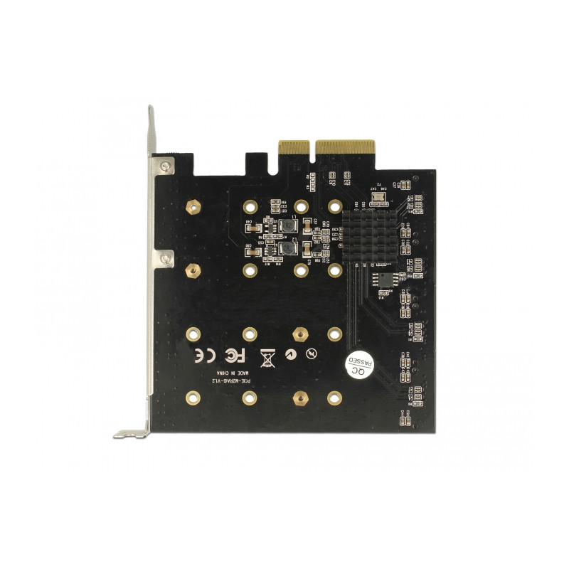 Delock PCI Express x4 Karte - 4 x intern M.2 Key B mit RAID
