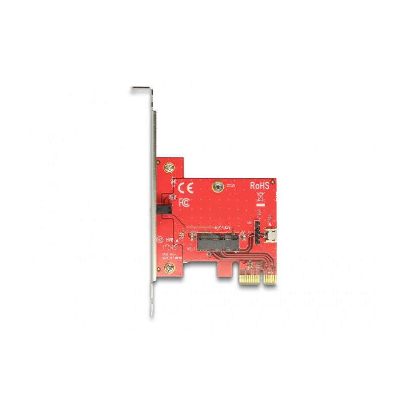 Delock PCI Express x1 Karte - 1 x intern M.2 Key E - Low Profile Formfaktor