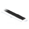 Delock Klettband auf Rolle mit Schlaufe L 5 m x B 20 mm schwarz