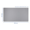 Delock Mauspad 900 x 500 x 2 mm grau