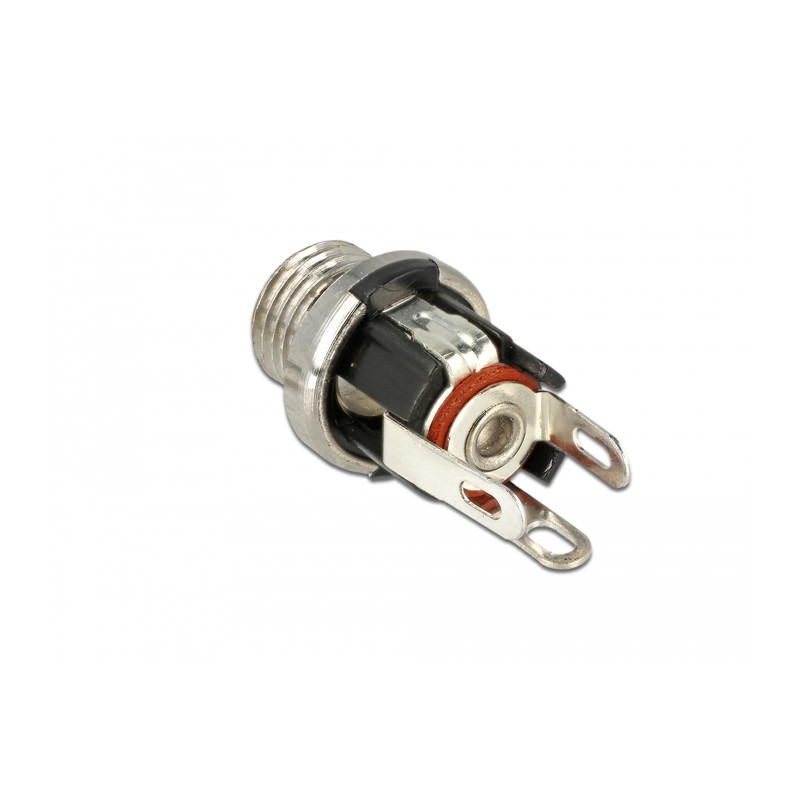 Delock Steckverbinder DC 5,5 x 2,1 x 9,5 mm Buchse zum Einbau Lötversion