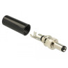 Delock Steckverbinder DC 5,5 x 2,1 mm mit Länge 12,0 mm Hohlstecker Lötversion