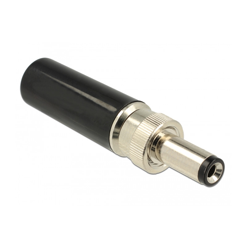 Delock Steckverbinder DC 5,5 x 2,1 mm mit Länge 12,0 mm Hohlstecker Lötversion