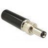 Delock Steckverbinder DC 5,5 x 2,1 mm mit Länge 12,0 mm Hohlstecker Lötversion