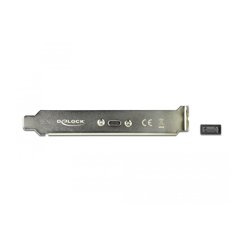 Delock USB 10 Gbps Slotblech mit 1 x USB Type-C™ Port