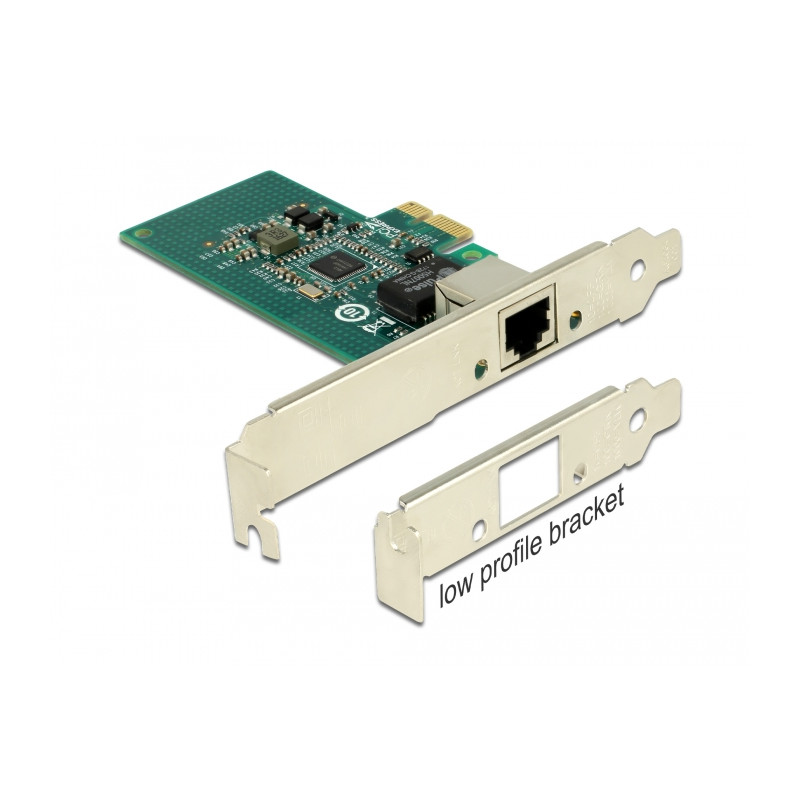 Delock PCI Express x1 Netzwerkkarte Gigabit LAN 1 x RJ45 i210
