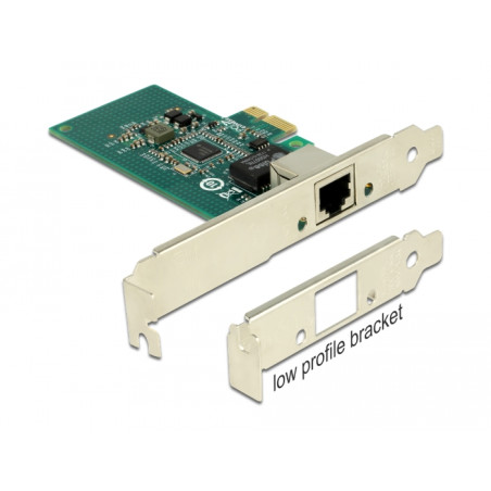 Delock PCI Express x1 Netzwerkkarte Gigabit LAN 1 x RJ45 i210