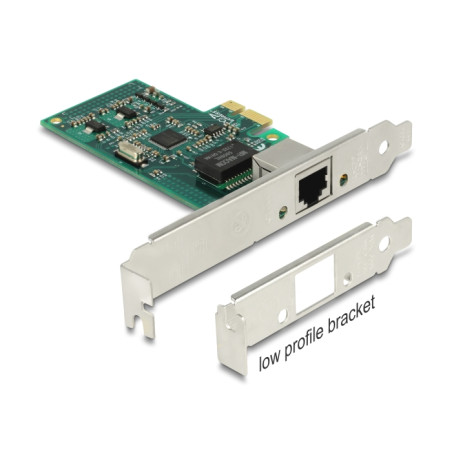 Delock PCI Express x1 Netzwerkkarte Gigabit LAN 1 x RJ45 i82574
