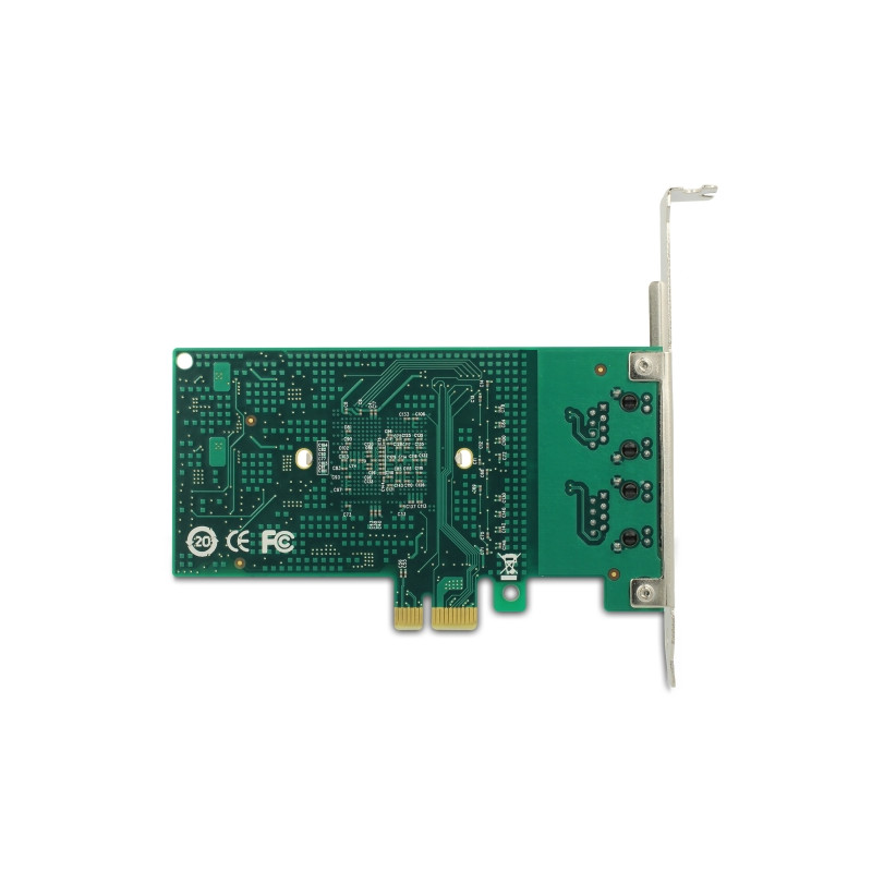 Delock PCI Express x1 Netzwerkkarte Gigabit LAN 2 x RJ45 i82576