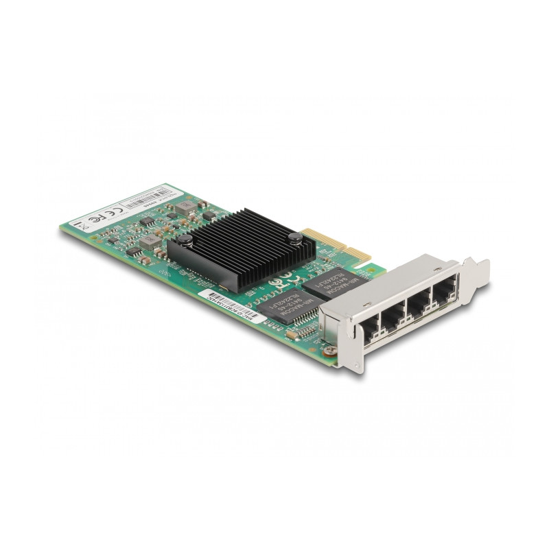 Delock PCI Express x4 Netzwerkkarte Gigabit LAN 4 x RJ45 i350