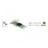 Delock PCI Express x4 Netzwerkkarte Gigabit LAN 4 x RJ45 i350
