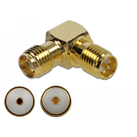 Delock Adapter SMA Buchse zu RP-SMA Buchse 90° 10 GHz