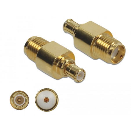 Delock Adapter SMA Buchse zu MCX Stecker 10 GHz