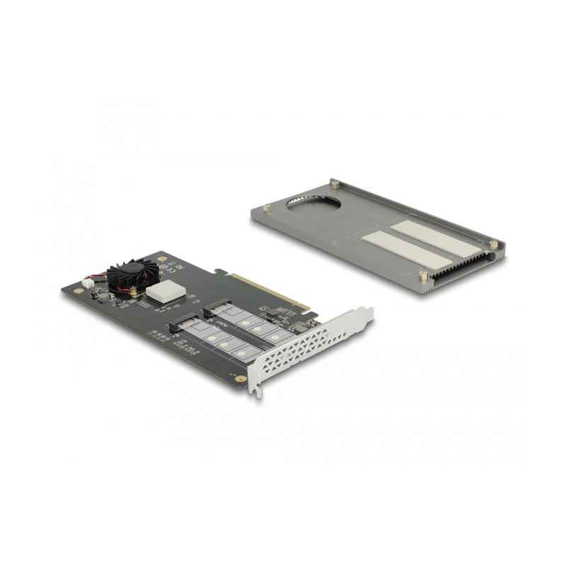Delock PCI Express x16 Karte zu 2 x intern NVMe M.2 Key M