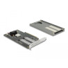 Delock PCI Express x16 Karte zu 2 x intern NVMe M.2 Key M
