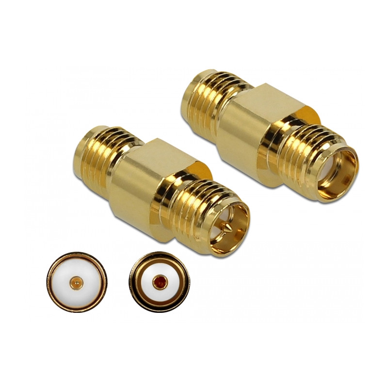 Delock Adapter SMA Buchse zu RP-SMA Buchse 10 GHz