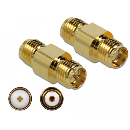 Delock Adapter SMA Buchse zu RP-SMA Buchse 10 GHz