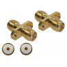 Delock Adapter SMA Buchse zu SMA Buchse zum Einbau 10 GHz
