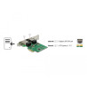 Delock PCI Express x1 Netzwerkkarte Gigabit LAN 2 x RJ45 RTL8111