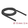 Delock Gewebeschlauch selbstschließend hitzebeständig 2 m x 13 mm schwarz