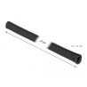 Delock Gewebeschlauch selbstschließend hitzebeständig 2 m x 13 mm schwarz