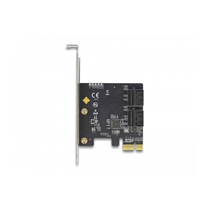 Delock 4 Port SATA PCI Express x1 Karte - Low Profile Formfaktor