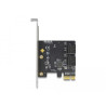 Delock 4 Port SATA PCI Express x1 Karte - Low Profile Formfaktor