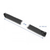 Delock Geflechtschlauch mit Reißverschluss hitzebeständig 3 m x 50 mm schwarz