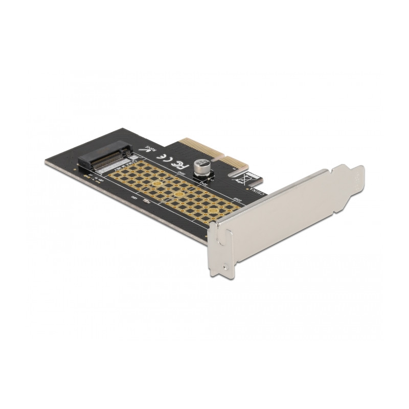 Delock PCI Express x4 Karte zu 1 x intern NVMe M.2 Key M 80 mm - Low Profile Formfaktor