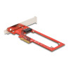 Delock PCI Express x4 Karte zu 1 x EDSFF E1.S Slot - Low Profile Formfaktor