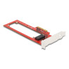 Delock PCI Express x4 Karte zu 1 x EDSFF E1.S Slot - Low Profile Formfaktor