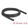 Delock Gewebeschlauch selbstschließend hitzebeständig 2 m x 19 mm schwarz