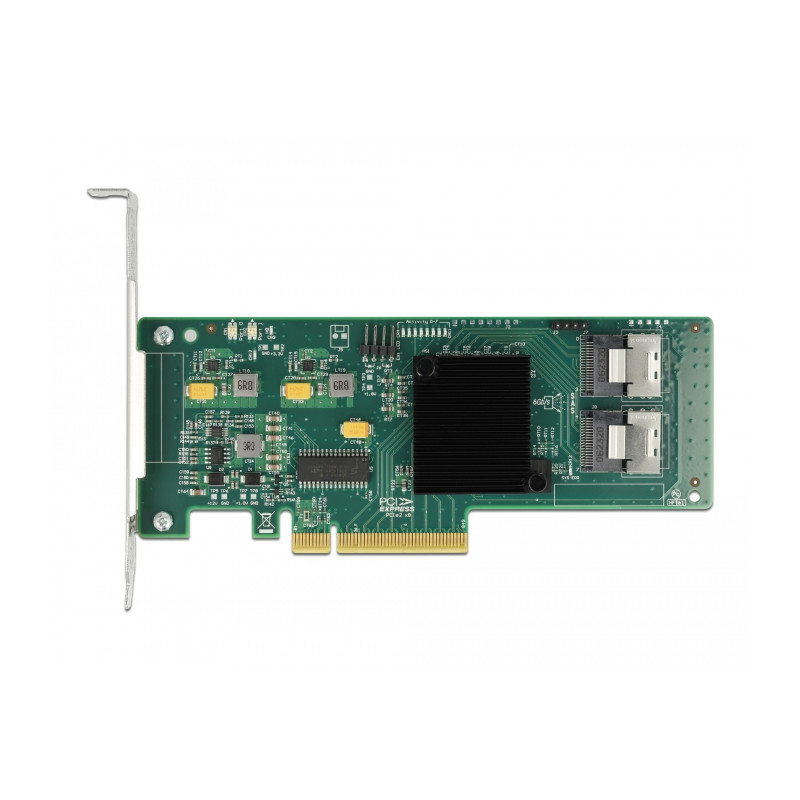 Delock 8 Port SATA PCI Express x8 Karte mit Anschlusskabel