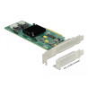 Delock 8 Port SATA PCI Express x8 Karte mit Anschlusskabel