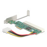 Delock Riser Karte PCI Express x1 zu 1 x PCI 32 Bit 5 V Slot Asmedia