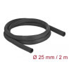 Delock Gewebeschlauch selbstschließend hitzebeständig 2 m x 25 mm schwarz