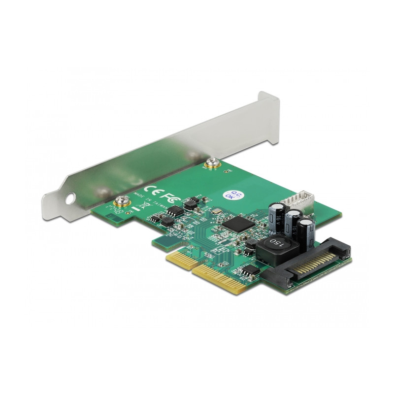 Delock PCI Express x4 Karte zu 1 x intern USB 3.2 Gen 2 Key B 20 Pin Buchse