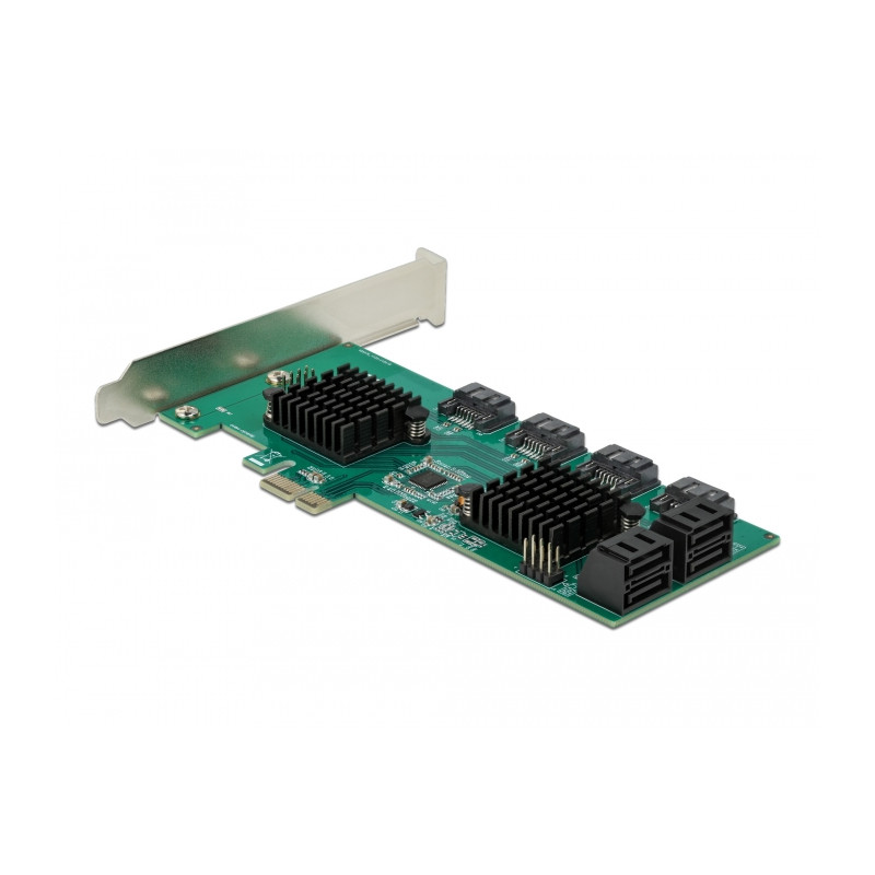 Delock 8 Port SATA PCI Express x1 Karte - Low Profile Formfaktor