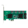Delock 8 Port SATA PCI Express x1 Karte - Low Profile Formfaktor