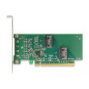 Delock PCI Express 4.0 x16 Karte zu 4 x SFF-8639 NVMe - Bifurcation - Low Profile Formfaktor