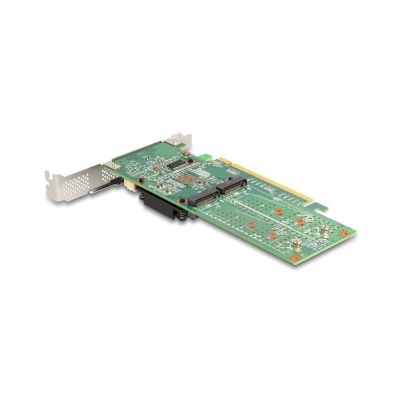 Delock PCI Express x16 Karte zu 4 x intern NVMe M.2 Key M - Low Profile Formfaktor