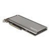 Delock PCI Express 4.0 x16 Karte zu 4 x intern NVMe M.2 Key M mit Kühlkörper und Lüfter - Bifurcation