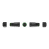 Delock Kabelverbinder RJ45 Buchse zu RJ45 Buchse Cat.6 mit M16 Gewinde IP68 staub- und wasserdicht