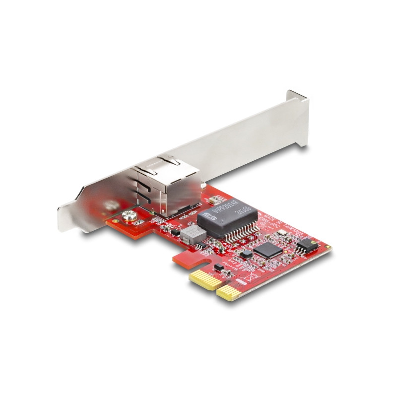 Delock PCI Express x1 Netzwerkkarte 2,5 Gigabit LAN 1 x RJ45 i225